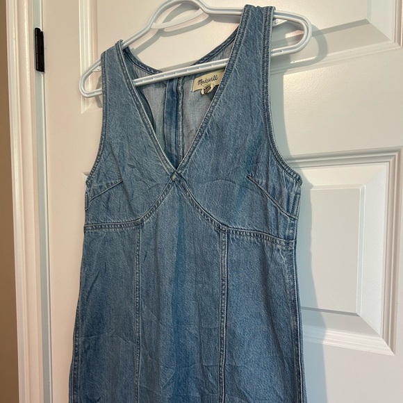 Madewell Ariana V-Neck Mini Dress - Picture 9 of 12